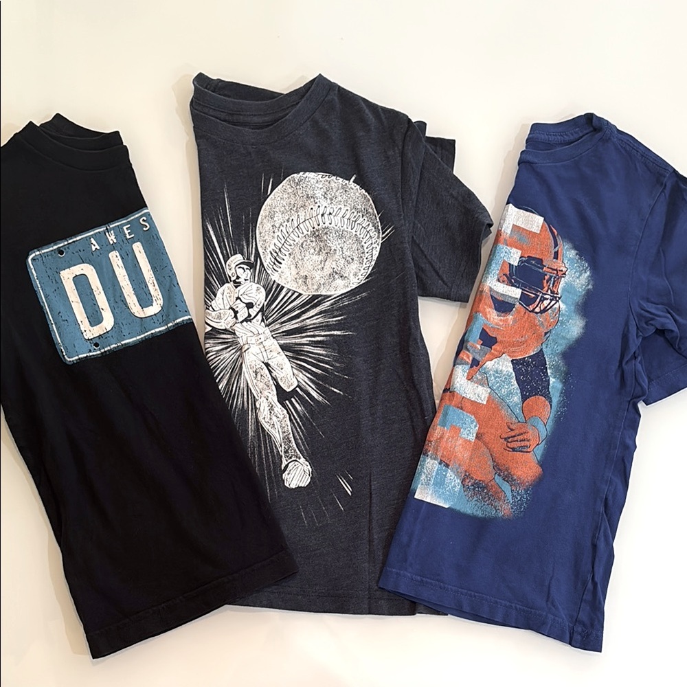 Kids Graphic T-Shirts - Set of 3